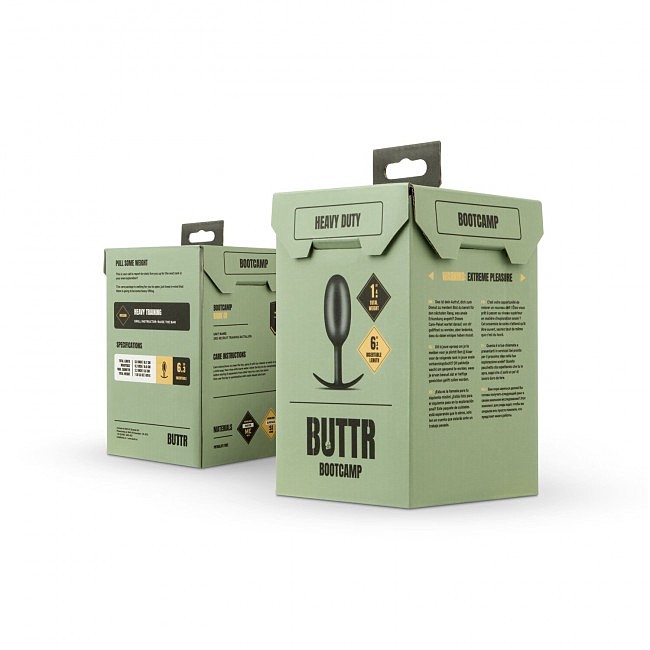   BUTTR — Heavy Duty Weighted Butt Plug