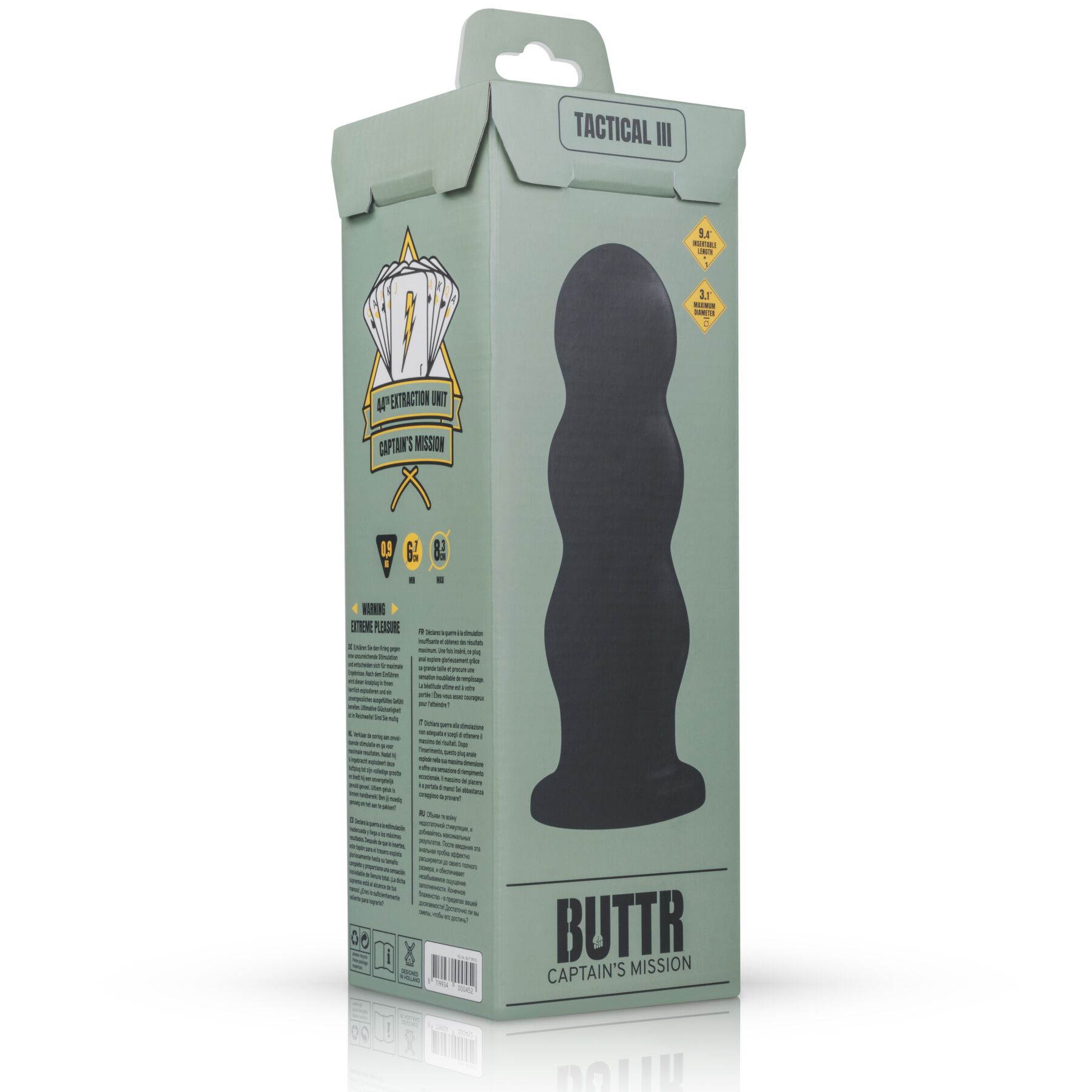   BUTTR — Tactical III Butt Plug