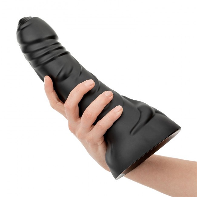  BUTTR — Black Hawk Curved Anal Dildo