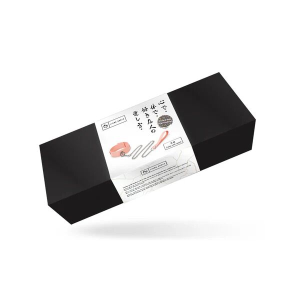    Liebe Seele Dark Candy Pink Collar with Leash