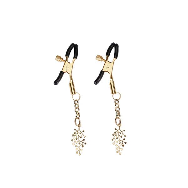    Liebe Seele Rose Tree Nipple Clamps Gold