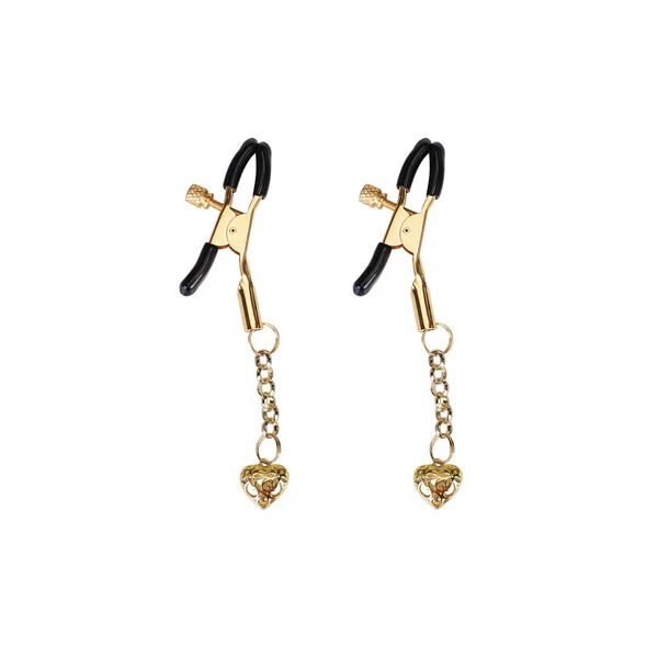    Liebe Seele Hollow Heart Nipple Clamps Gold