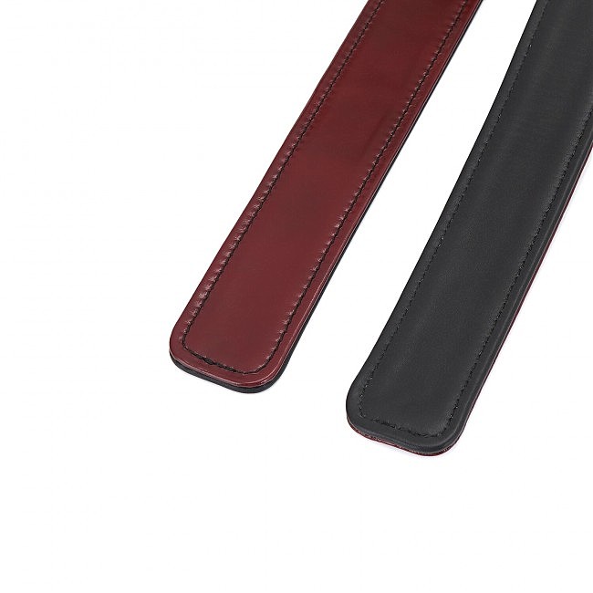   Liebe Seele Wine Red Thigh Cuffs