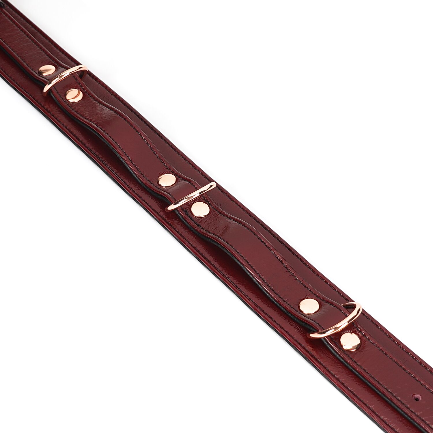    Liebe Seele Wine Red Thigh Cuffs