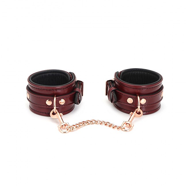   Liebe Seele Wine Red Ankle Cuffs,  -