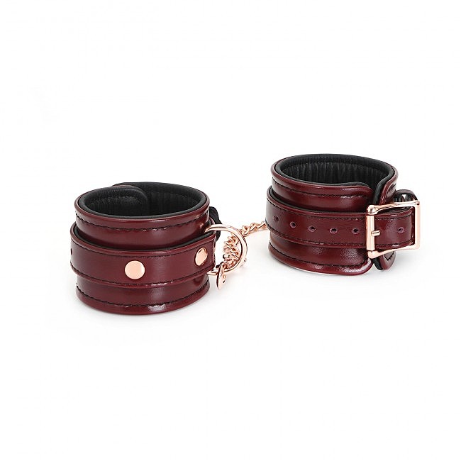   Liebe Seele Wine Red Wrist Cuffs,  -