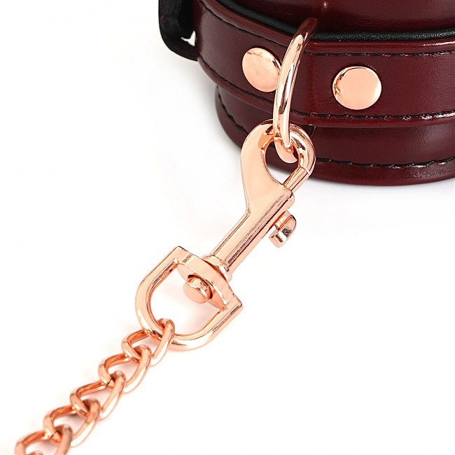   Liebe Seele Wine Red Wrist Cuffs,  -