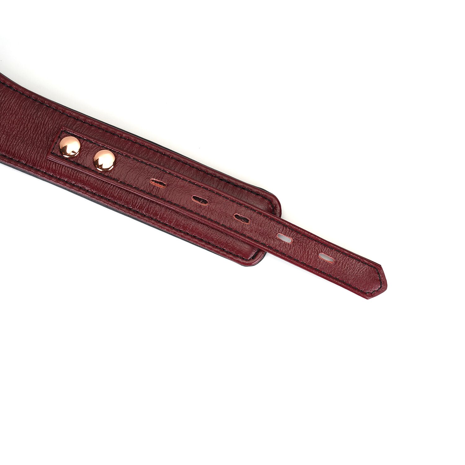     Liebe Seele Wine Red Curved Collar, -