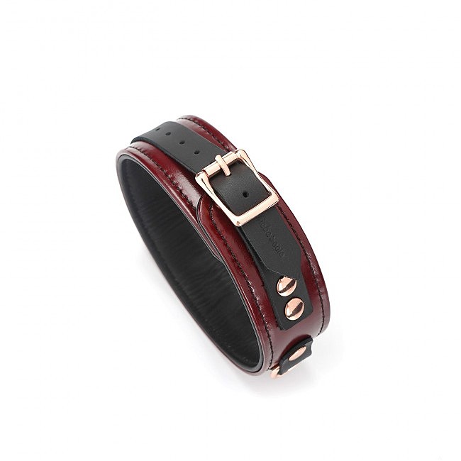     Liebe Seele Wine Red Collar and Leash, 3   