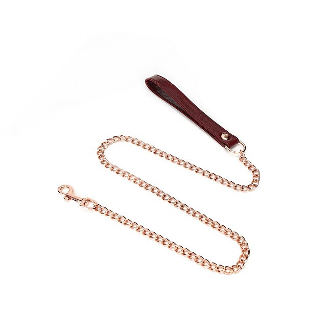     Liebe Seele Wine Red Collar and Leash, 3   