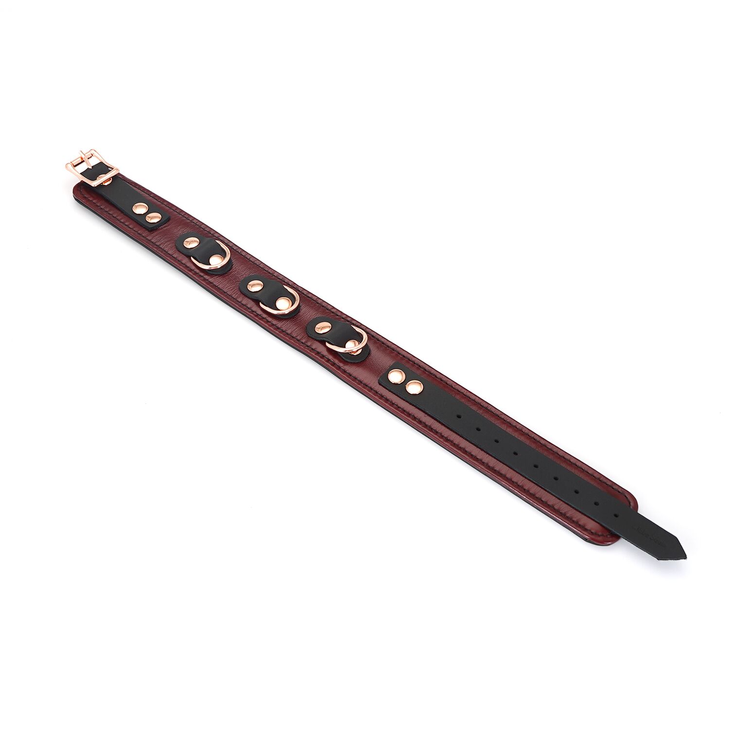     Liebe Seele Wine Red Collar and Leash, 3   