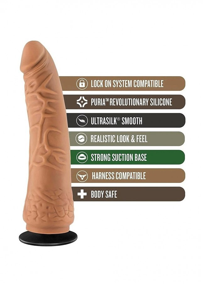    Blush Hexanite Dildo With   Lock On, 19  5 
