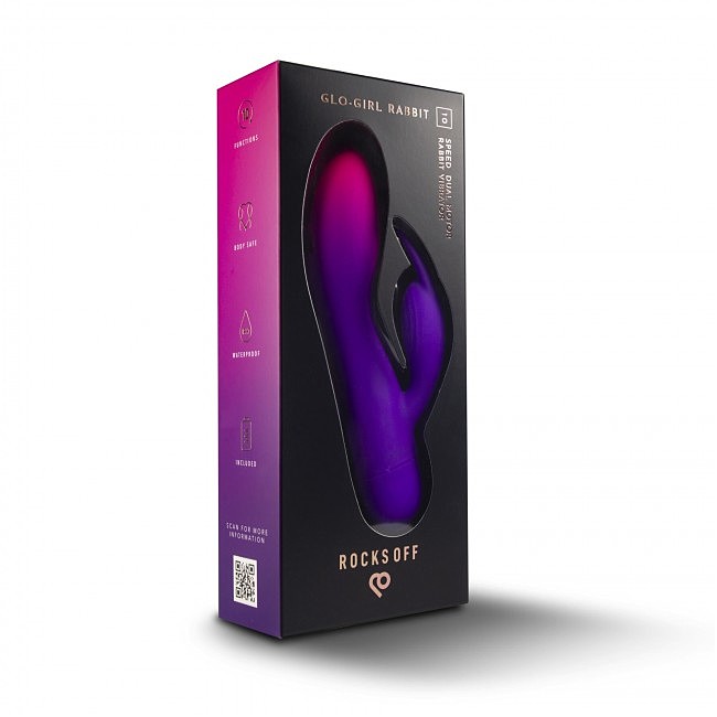 - Rocks Off Glo Girl Rabbit  , 10  