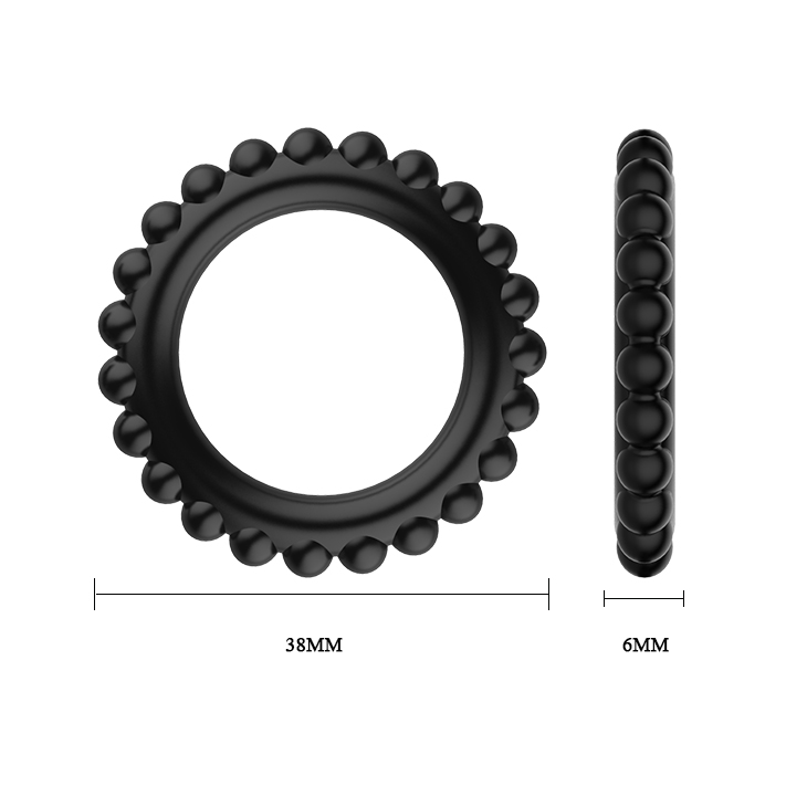     Baile Titan Cock Ring Set Black,  