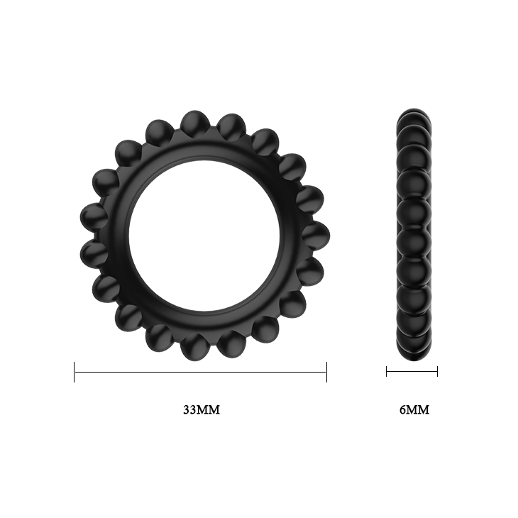     Baile Titan Cock Ring Set Black,  