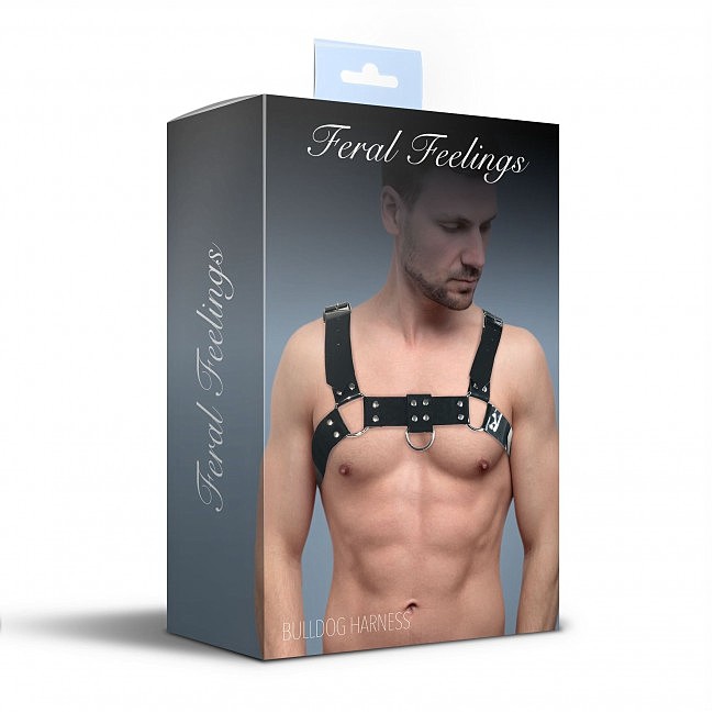     Feral Feelings Bulldog Harness, 