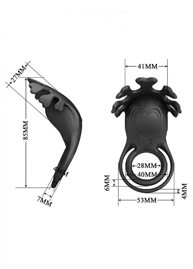  - Pretty Love Vibration Penis Ring Ruben