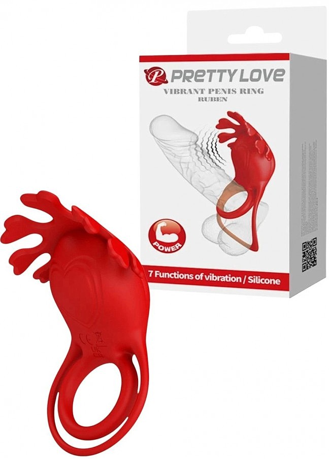  - Pretty Love Vibration Penis Ring Ruben