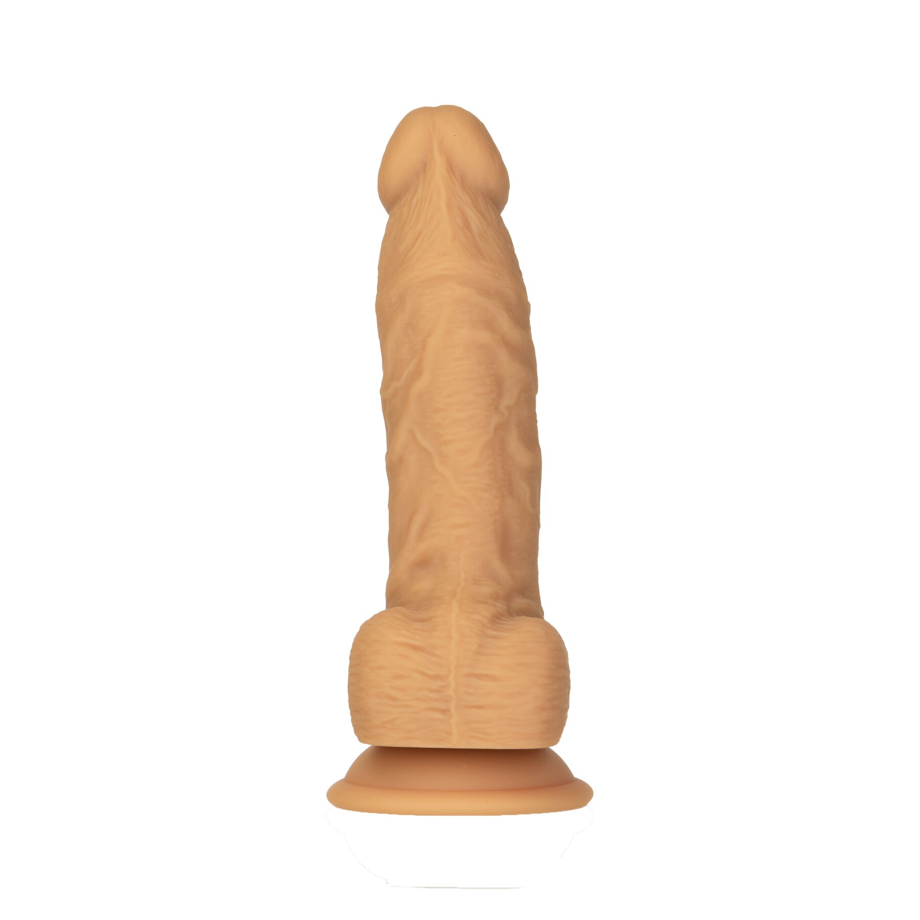 ������������� ADDICTION Dual Density Silicone Dildo Caramel, �������������� ���������, 20,3 � 4,3 ��