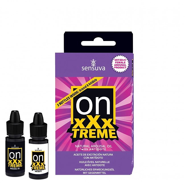 	    Sensuva On xXxTREME Arousal Oil (5 ) with Antidote (5 )