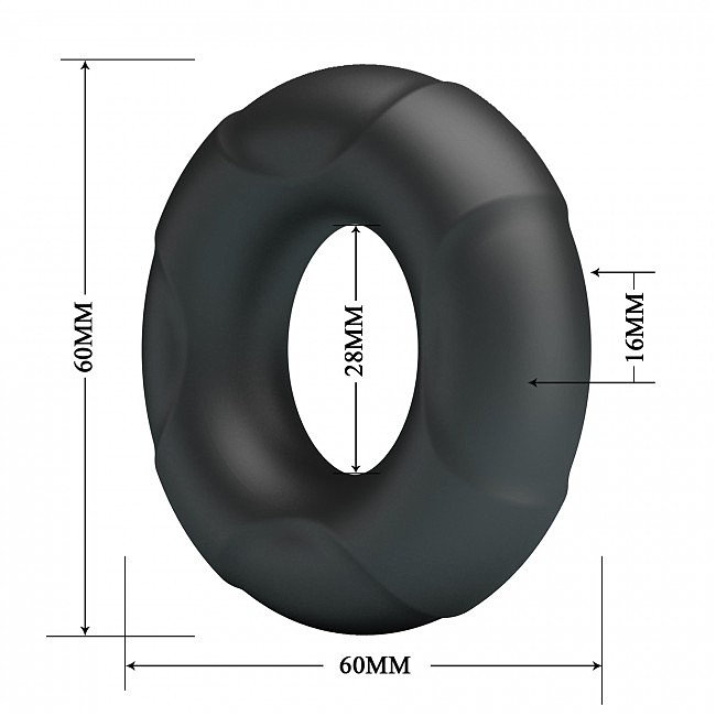      Crazy Bull ARVELL Super Soft Silicone Ring, 6  2,8  1,8 