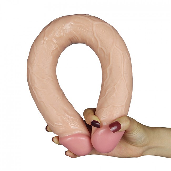   King-Sized Realistic Slim Ultra Double Dildo LoveToy, 45  4,5 