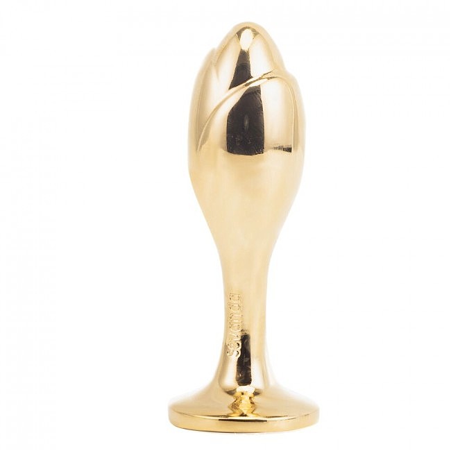      LOCKINK SEVANDA White Bunny-Tail Anal Rose-shape Plug, 7,7  2,7 