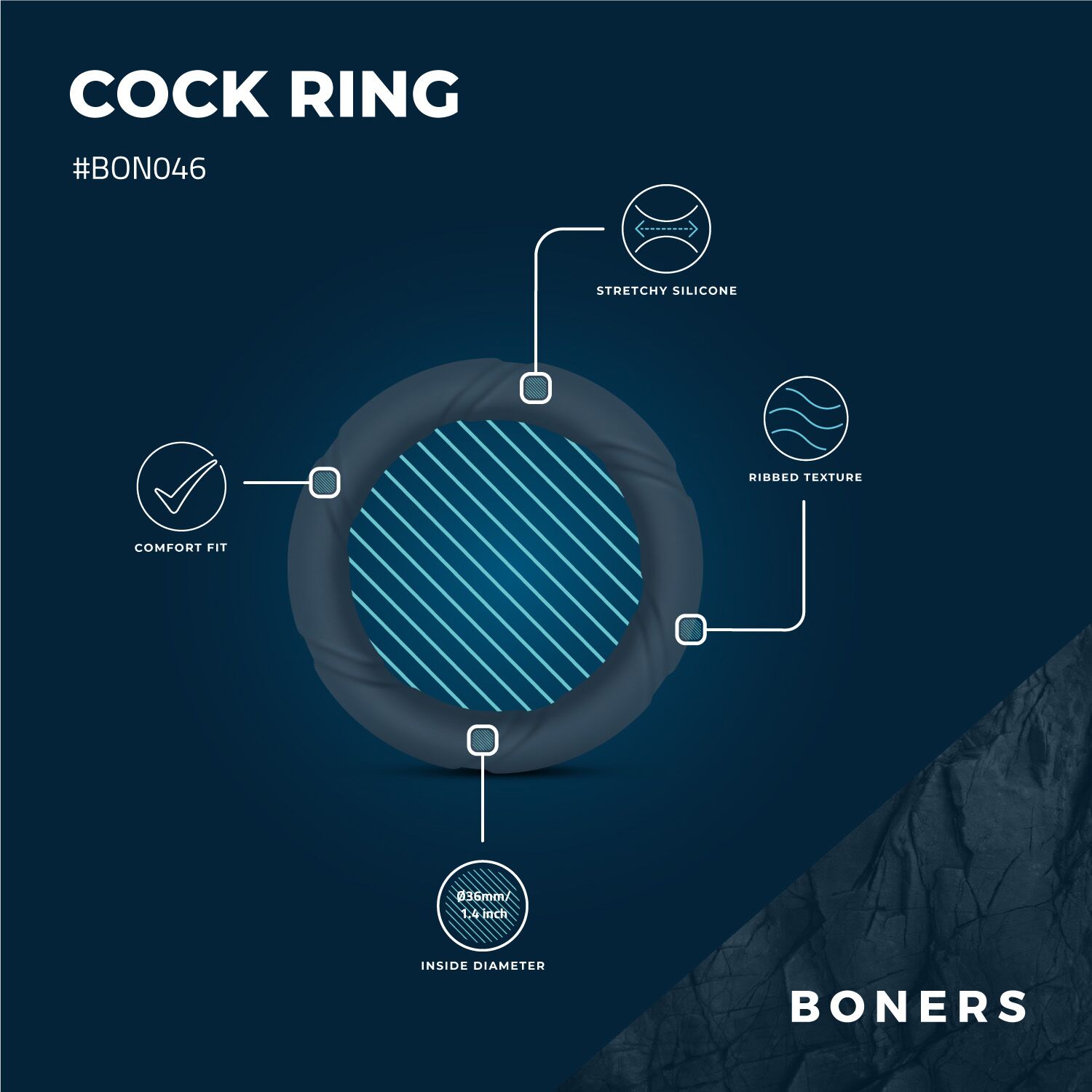      Boners Ergo Cockring, 