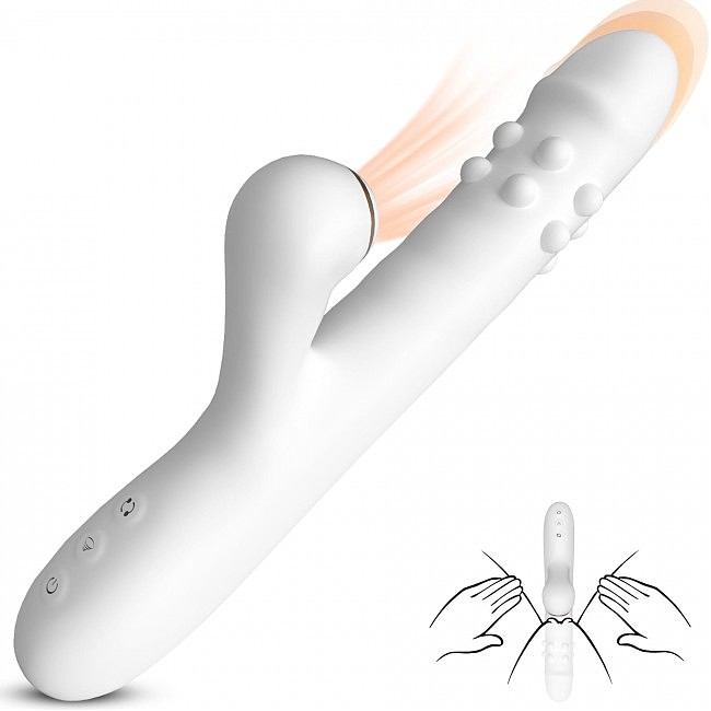 - Boys of Toys Silicone Vibrator 3 rotating + 7 sucking functions, 23,5  3,5 