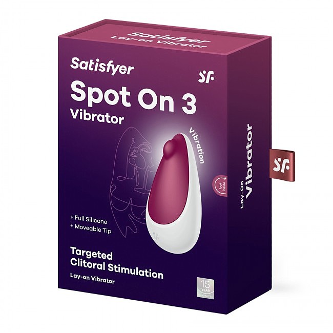     Satisfyer Spot On 3 Berry, 12  , 5,7 &#215; 9 &#215; 3,2 