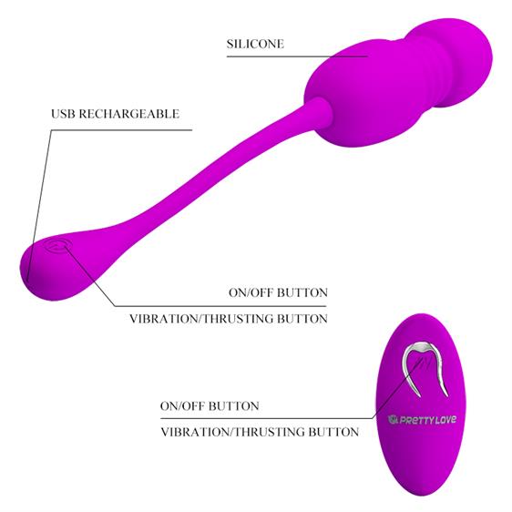  Callieri Thrusting Vibrating Egg Purple Pretty Love,    