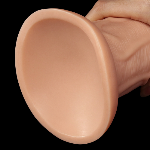   King-Sized Realistic Curved Dildo 9.5» Flesh 24  6,6 . 