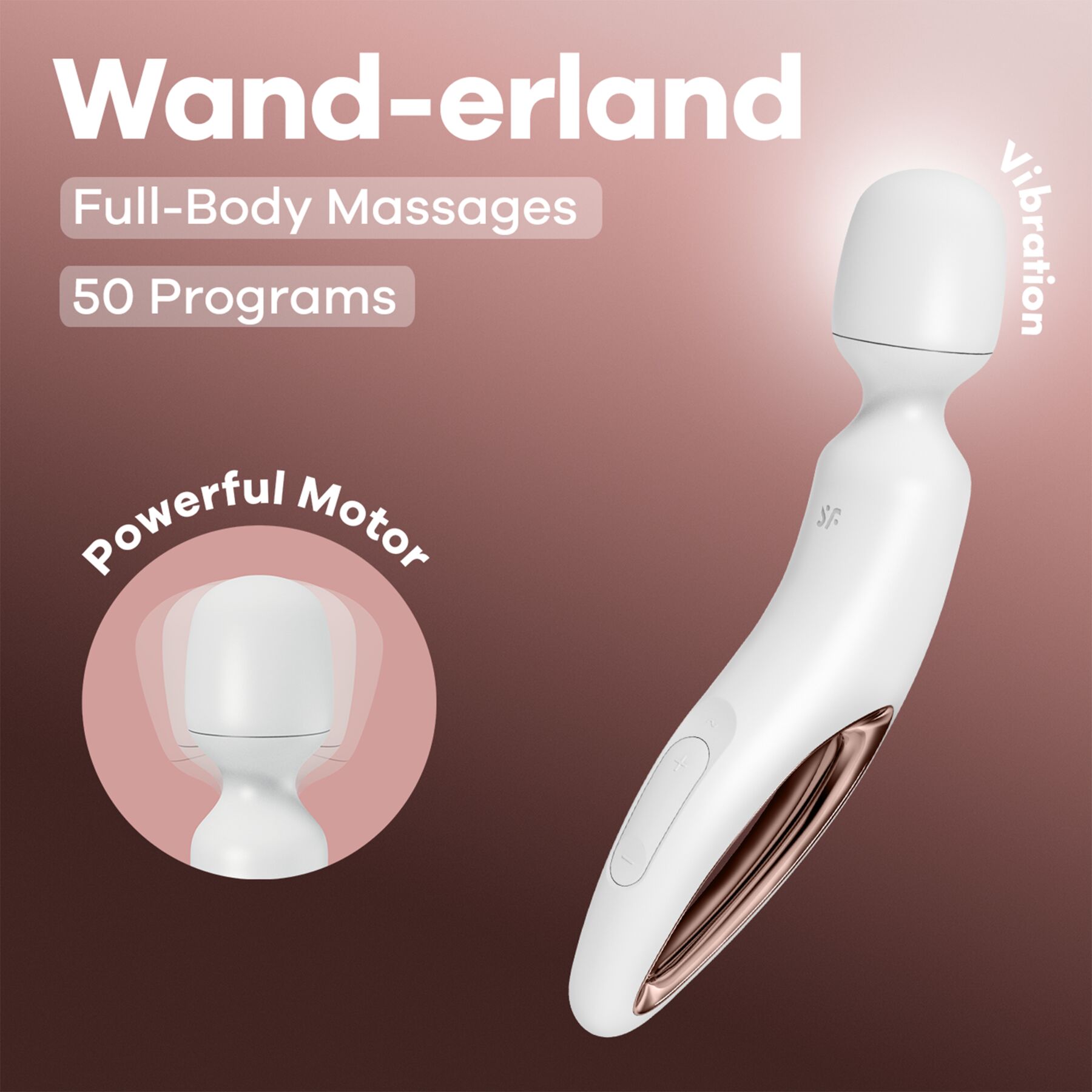 Satisfyer Wand-erland White/Rosegold, 50  , 30  5,4 