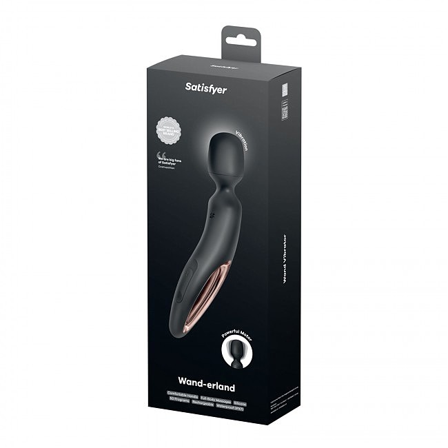 - Satisfyer Wand-erland (Black/Rosegold), 50  , 30  5,4 