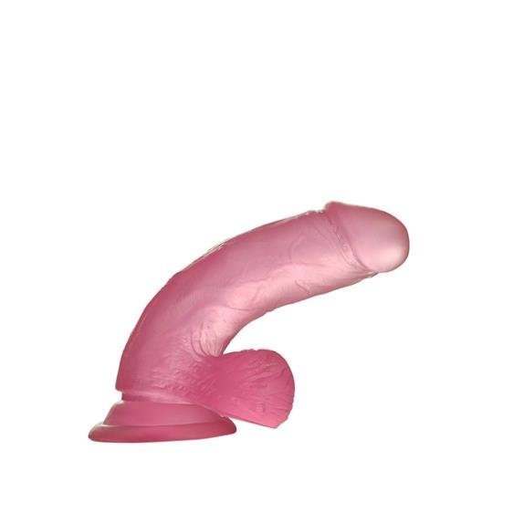     Jelly Studs Crystal Dildo Small 6 Pink LoveToy, 15,5  3,5 