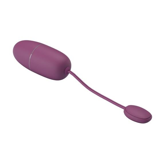 Pretty Love Nymph Vibrating Egg Dark Purple (App), 12      