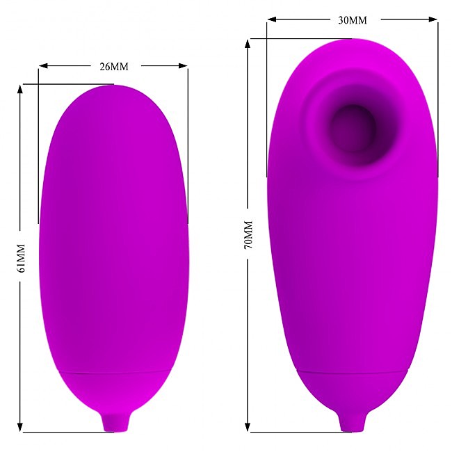     Suction & Vibro Bullets Purple,   