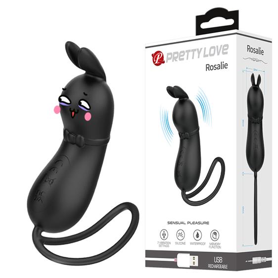 - Pretty Love Rosalie Vibro Stimulator Black, 7  , 15,5  2,8 