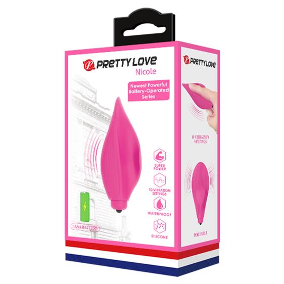      Pretty Love Nicole Clitoral Stimulator Magenta, 10  