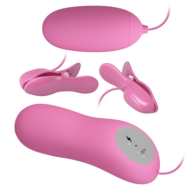      Pretty Love Electric Shock & Vibro-Bullets Pink, +