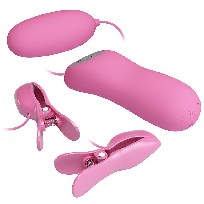      Pretty Love Electric Shock & Vibro-Bullets Pink, +