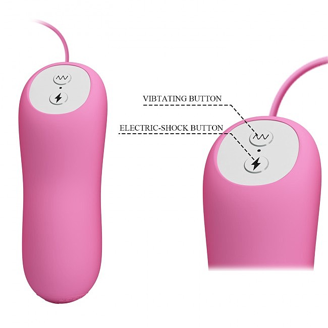      Pretty Love Electric Shock & Vibro-Bullets Pink, +