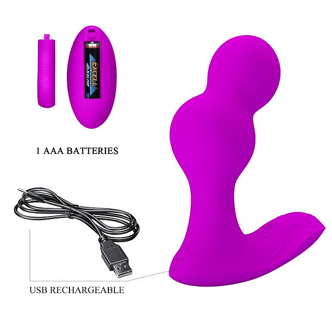    - Pretty Love Terrance Anal Vibrator Massager Purple, 12  