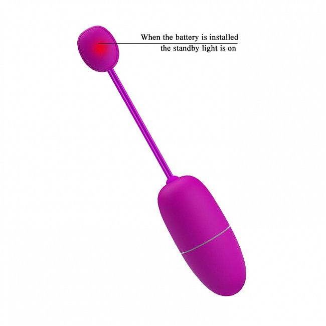 - Pretty Love Nymph Vibrating Egg Purple (App), 12  , 18  3 