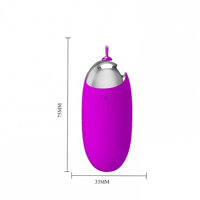     Pretty Love Berger Vibrating Egg Purple, 12  , 7,5  3,3 