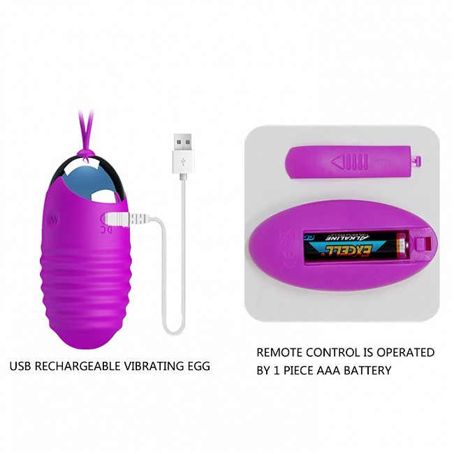  Jessica Vibrating Egg Purple,  , 12  , 7,5  3,5 
