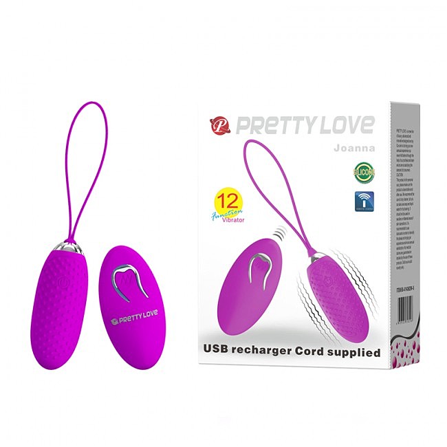     Pretty Love Joannna Vibrating Egg Purple, 7,2  2,8 