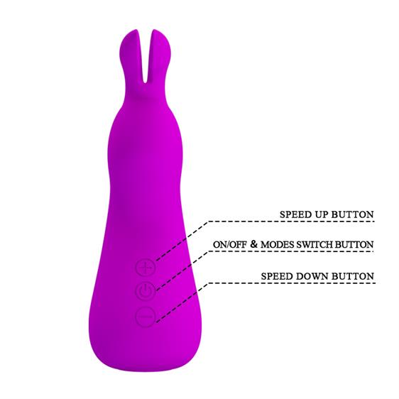      Pretty Love Nakki Massager Purple, 12,2  4,2 