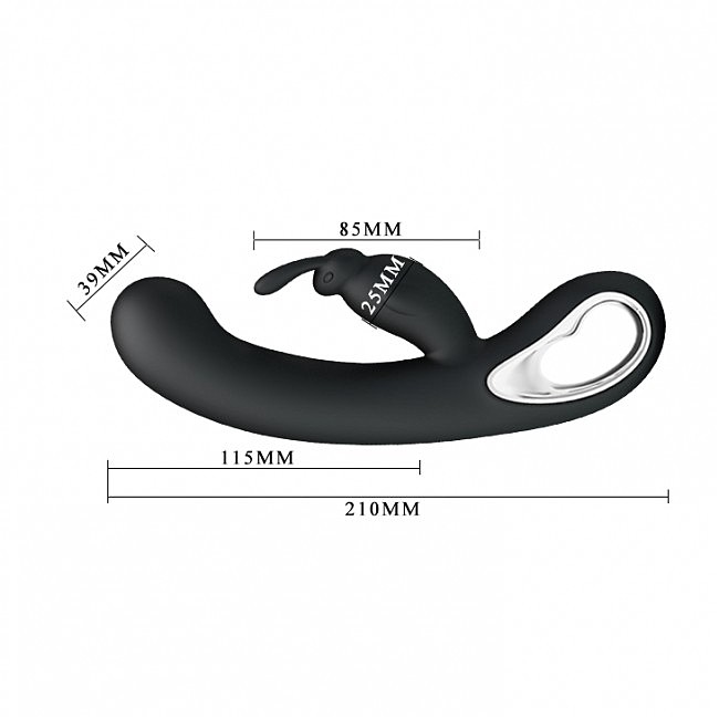 - Pretty Love Webb Vibrator Black, 12  , 21  3,9 