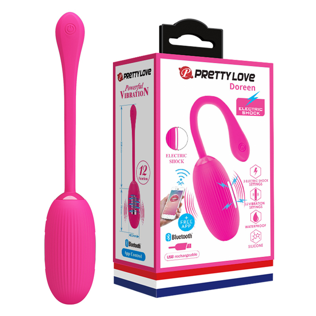 -   Pretty Love Doreen Electric Shock Egg Pink (App), 19  3,2 